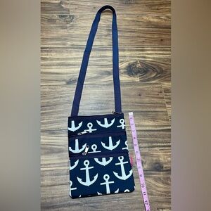 N. Gil náutical anchor cruise crossbody bag